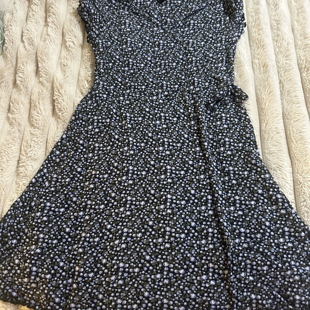 Art Class Black and blue/purple Floral girls Dress
